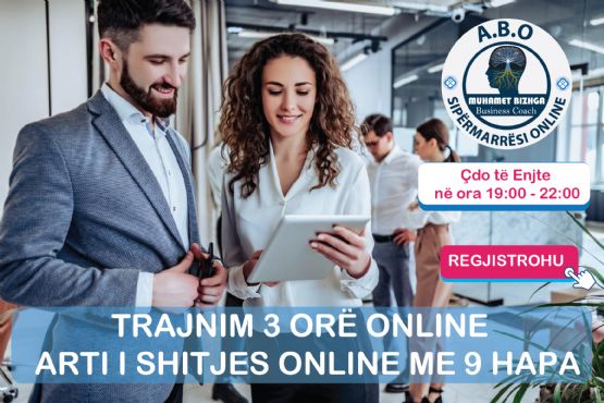 TRAJNIM 3 ORË ONLINE - Arti i shitjes online dhe strategjite e shitjes online.